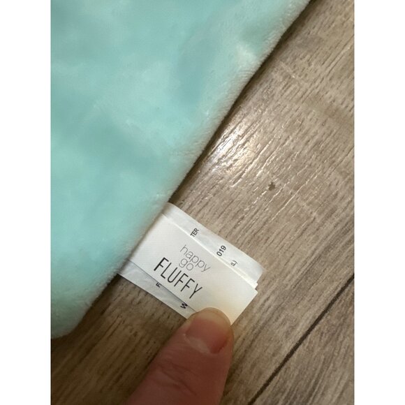 Happy Go Fluffy Walgreens My1st Easter Bunny Lovey Blanket Baby Gift Blue & Brow - Picture 2 of 6